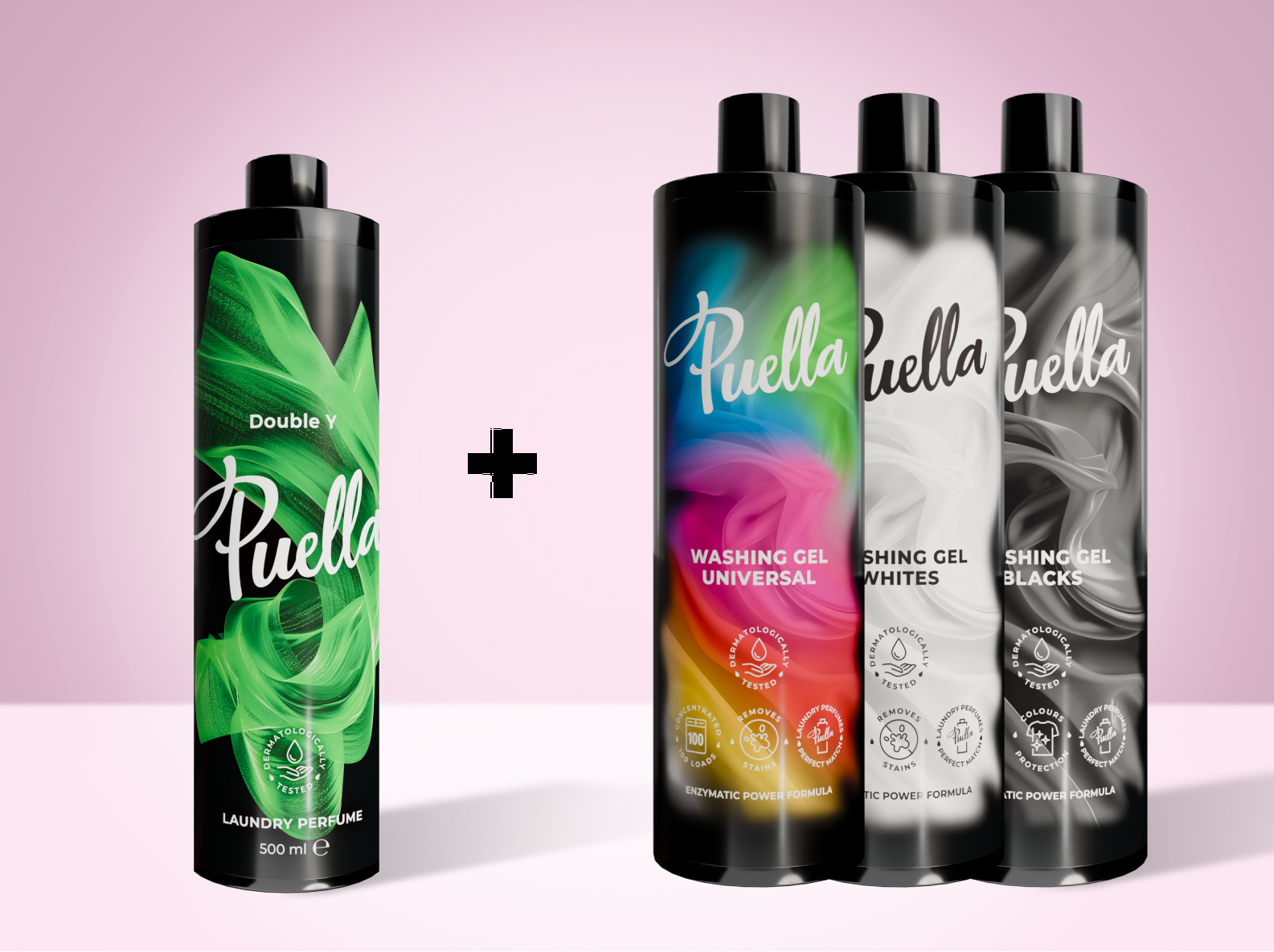 Set conveniente per 100 lavaggi: Profumatore per bucato + detersivo liquido GRATIS